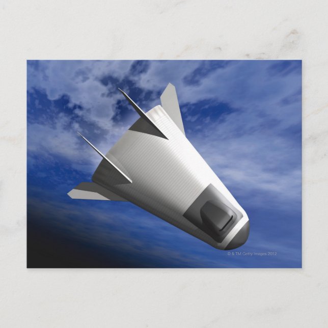 Cartão Postal Nave espacial imaginária (Frente)
