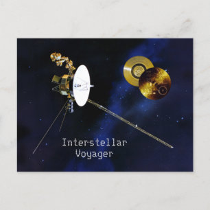 Cartão Postal Nave Espacial Interestelar Voyager