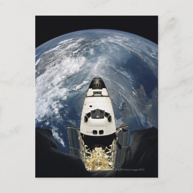 Cartão Postal Nave Espacial Órbita (Frente)