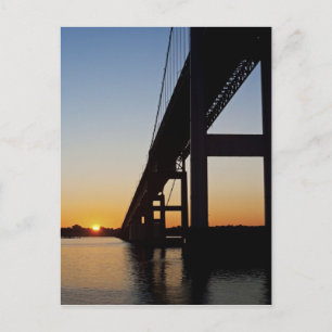 Cartão Postal Navegação e saída da Ilha de Newport Rhode