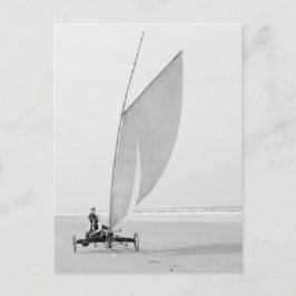 Cartão Postal Navegação na praia