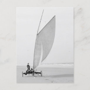 Cartão Postal Navegação na praia