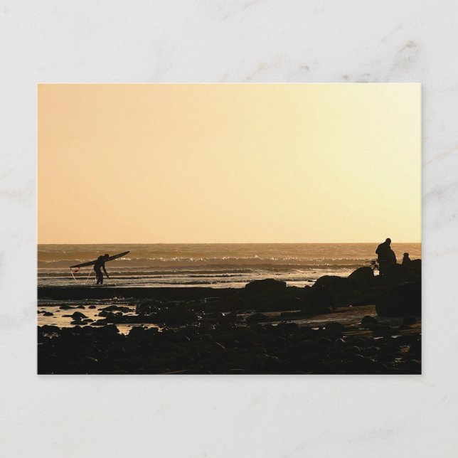 Cartão Postal Navegação no final dos dias (Frente)