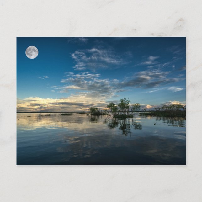 Cartão Postal Navegação Perto de Iquitos (Frente)