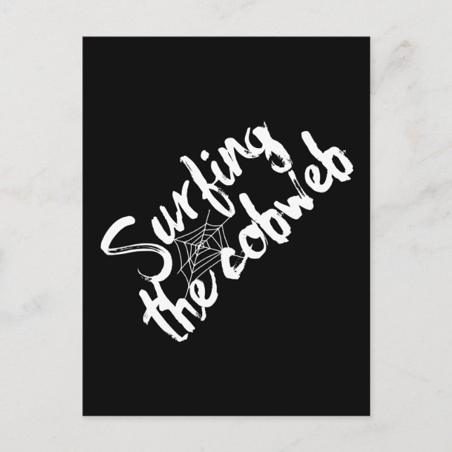 Cartão Postal Navegando na Cota Cobweb (Frente)