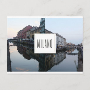 Cartão Postal Navigli, Milán