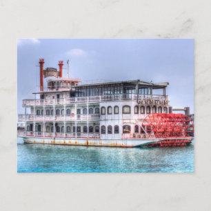 Cartão Postal Navio a vapor de remo de Nova Orleans