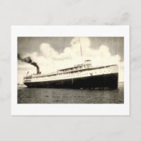 Navio a vapor Juniata da Linha de Âncora
