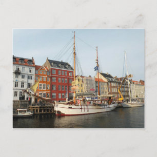 Cartão Postal Navio Copenhaga
