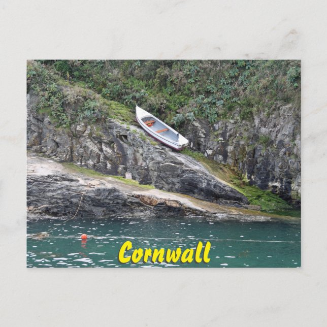Cartão Postal Navio Cornwall (Frente)