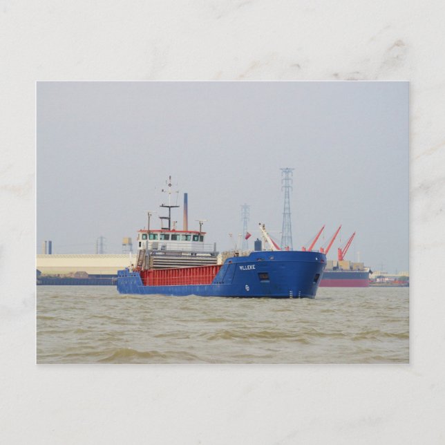 Cartão Postal Navio de carga geral Willeke (Frente)