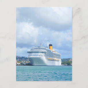 Cartão Postal Navio de cruzeiro