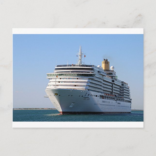 Cartão Postal Navio de cruzeiro 17 (Frente)