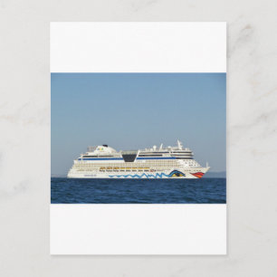 Cartão Postal Navio de Cruzeiro Colorido
