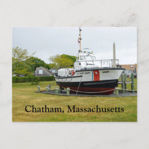 Cartão Postal Navio de guarda costeira Chatham Massachusetts