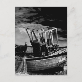 Cartão Postal Navio de pesca de safra.