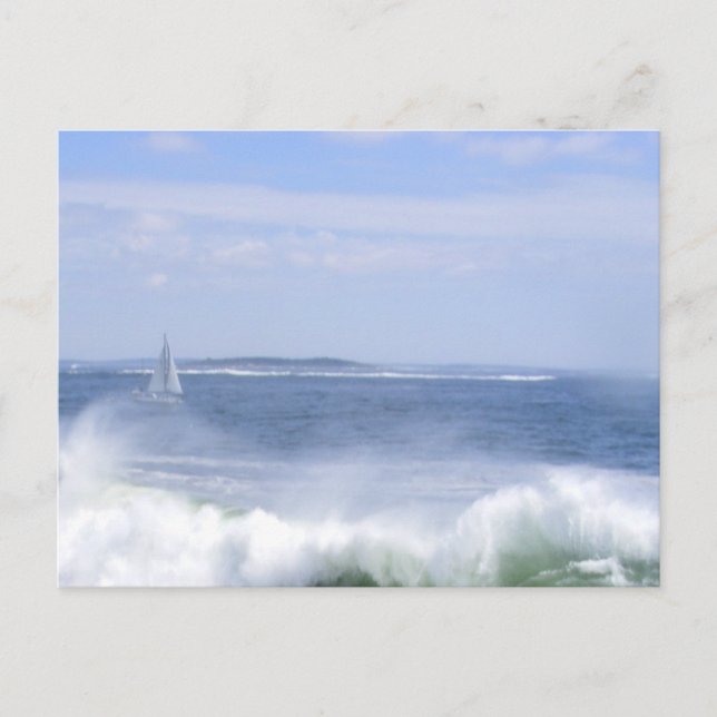 Cartão Postal Navio de vela (Frente)