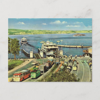 Cartão Postal Navio histórico que atravessa o Bodensee