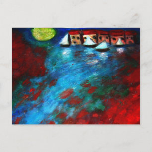 CARTÃO POSTAL NAVIO LUMINOSO