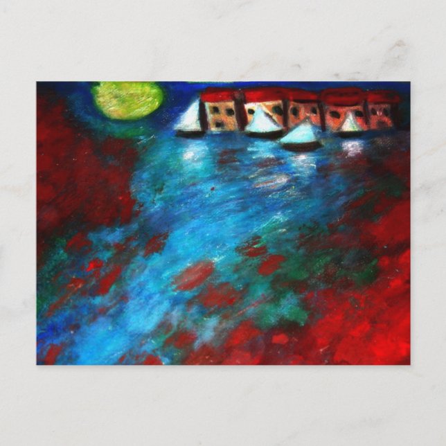 CARTÃO POSTAL NAVIO LUMINOSO (Frente)