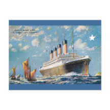 Navio Olímpico Vintage White Star