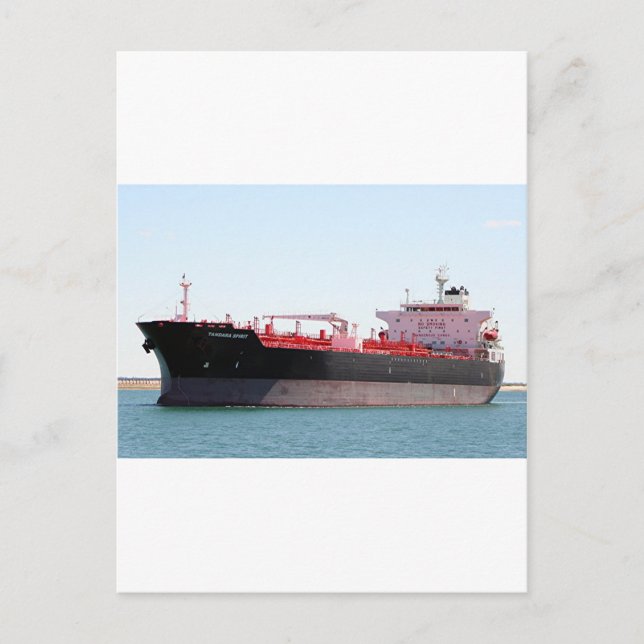 Cartão Postal Navio petroleiro 2 (Frente)