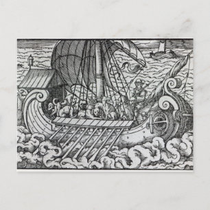Cartão Postal Navio Viking