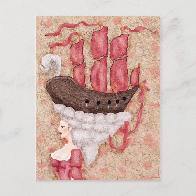 Cartão Postal Navio Wig (Frente)