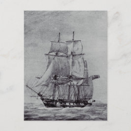 Cartão Postal Navios Gráficos de Arte Fina Oceanic Trek