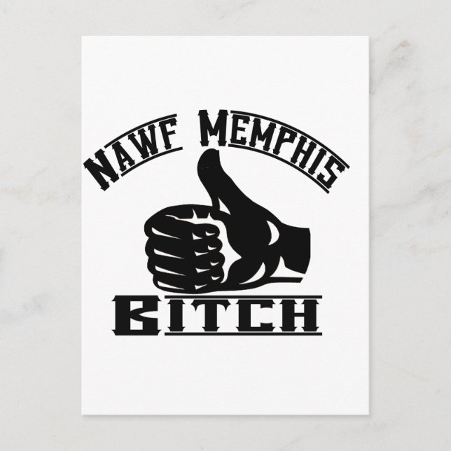 Cartão Postal Nawf (Norte) Memphis B**** (Frente)