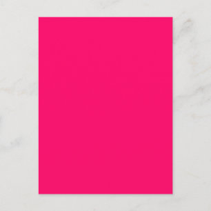 Cartão Postal Neão-Rosa Brilhante Fluorescente