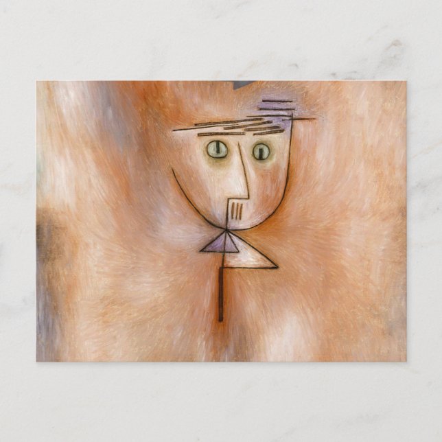 Cartão Postal Nearly Hit by Paul Klee (Frente)