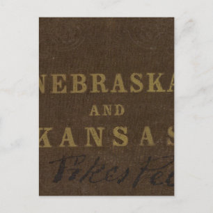 Cartão Postal Nebraska e Kansas