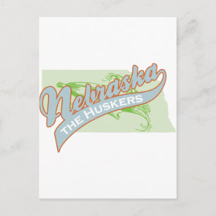CARTÃO POSTAL NEBRASKA HUSKERS