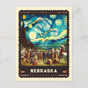 Cartão Postal Nebraska   Vincent Van Gogh inspirado
