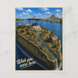 Cartão Postal Nebraska | Wish You Were Here | Série de Estado