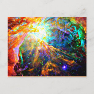 Cartão Postal Nébula de Órion - nebulosa de emissão