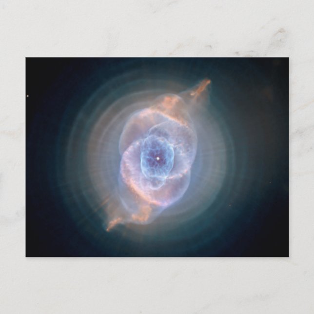 Cartão Postal Nebula Ocular De Gatos (Frente)