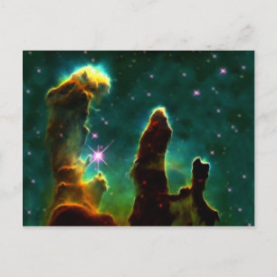 Cartão Postal Nebulosa da Águia M16 ou Pilares da Criação