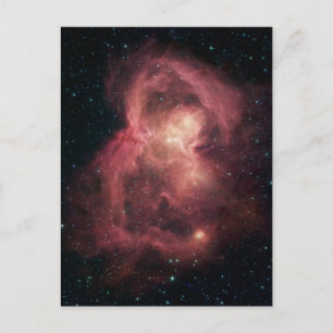 Cartão Postal Nebulosa da Borboleta Espacial