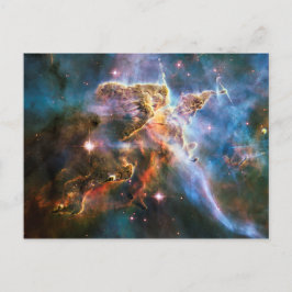 Cartão Postal Nebulosa da galáxia espacial. Estrelas do Universo