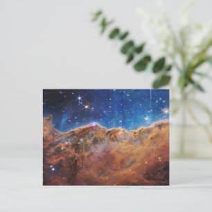Cartão Postal Nebulosa de Carina Azul/Laranja JWST