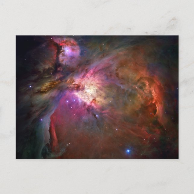 Cartão Postal Nebulosa de Órion Hubble Espaço (Frente)