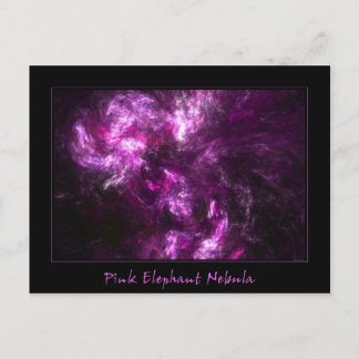 Cartão Postal Nebulosa do Elefante Rosa