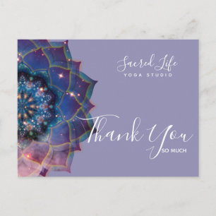 Cartão Postal Nebulosa em Flor   Mandala