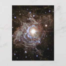 Cartão Postal Nebulosa Espacial - Estrela Variável Cepheid RS Pu