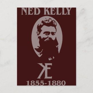 Cartão Postal Ned Kelly Design