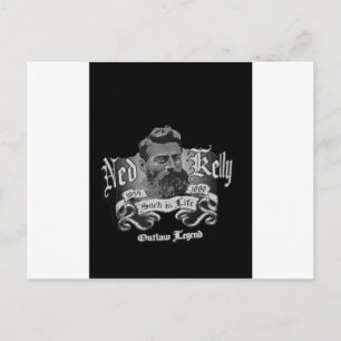 Cartão Postal Ned Kelly - Uma Lenda Australiana