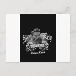 Cartão Postal Ned Kelly - Uma Lenda Australiana