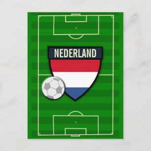 Cartão Postal Nederland Netherlands Soccer